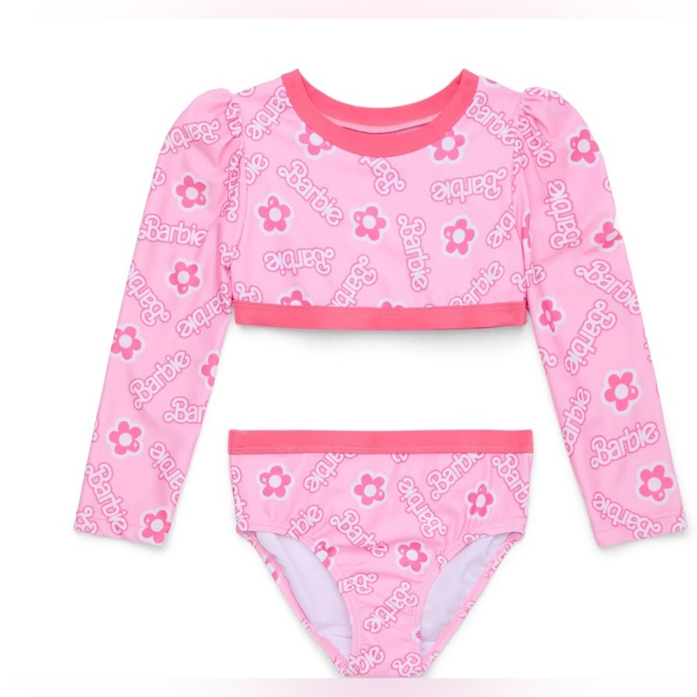 Character Toddler Girl Long Sleeve Bikini Swimsuit